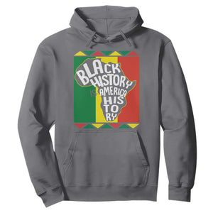 Black History Is American History Patriotic African American Hoodie TS09 Charcoal Printyourwear