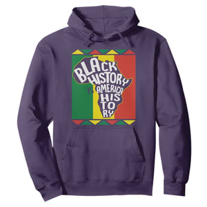 Black History Is American History Patriotic African American Hoodie TS09 Purple Printyourwear