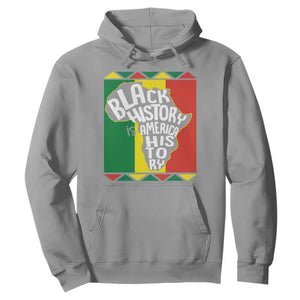 Black History Is American History Patriotic African American Hoodie TS09 Sport Gray Printyourwear