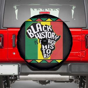 Black History Is American History Patriotic African American Spare Tire Cover TS09 Black Print Your Wear