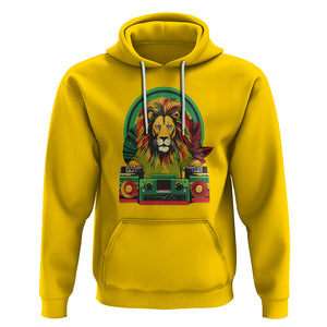 Rasta Reggae Music Headphones Jamaican Pride Lion Boombox Hoodie TS09 Daisy Printyourwear