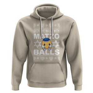 Passover Hoodie Deck The Halls With Matzo Balls Jewish Pesach Soup TS09 Sand Printyourwear