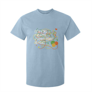 Funny Crochet T Shirt For Kid It's Fine I'm Fine Everything Is Fine Knitting TS09 Light Blue Print Your Wear