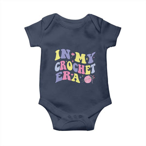 In My Crochet Era Baby Onesie TS09 Navy Print Your Wear