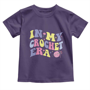 In My Crochet Era Toddler T Shirt TS09 Purple Print Your Wear