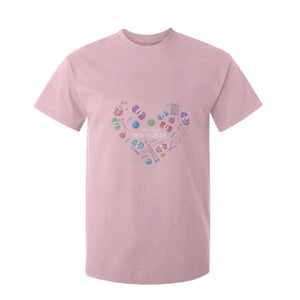 Funny Crochet T Shirt For Kid I Don't Have A Yarn Problem Yarn Collecting Knitting TS09 Light Pink Print Your Wear