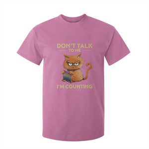 Funny Crochet Cat T Shirt For Kid Don't Talk To Me I'm Counting TS09 Azalea Print Your Wear