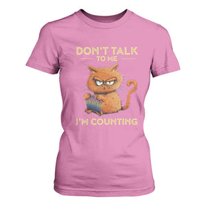 Funny Crochet Cat T Shirt For Women Don't Talk To Me I'm Counting TS09 Azalea Print Your Wear