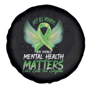Mental Health Awareness Spare Tire Cover Not All Wounds Are Visible Let's End The Stigma TS09 Print Your Wear