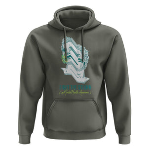 Mental Health Awareness Hoodie Fight The Stigma Aesthetic TS09 Military Green Printyourwear