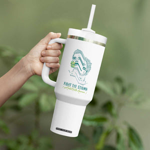 Mental Health Awareness Tumbler With Handle Fight The Stigma Aesthetic TS09 Print Your Wear