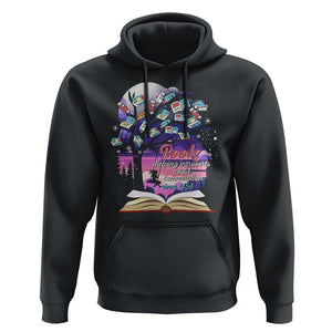 Introvert Book Lover Hoodie Books Helping Introverts Avoid Conversation TS09 Black Printyourwear
