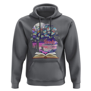 Introvert Book Lover Hoodie Books Helping Introverts Avoid Conversation TS09 Charcoal Printyourwear