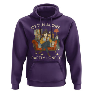 Introvert Hoodie Often Alone Rarely Lonely TS09 Purple Printyourwear