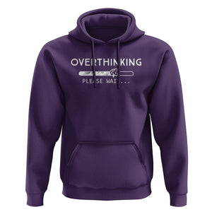 Overthinking Loading Please Wait Hoodie TS09 Purple Printyourwear
