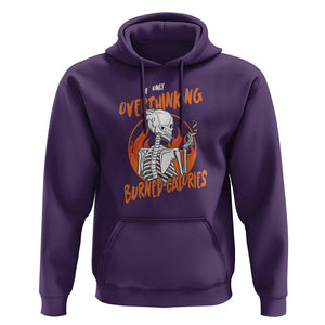 Funny If Only Overthinking Burned Calories Hoodie TS09 Purple Printyourwear
