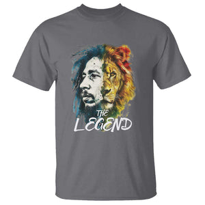 Legend Bob Lion Reggae Jamaica Music T Shirt TS09 Charcoal Print Your Wear