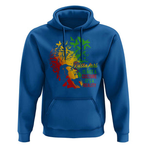 Rasta Legend Bob Hoodie Rastafari Is Not A Culture It's A Reality Jamaica Jamaican TS09 Royal Blue Print Your Wear
