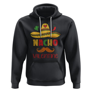 Valentine's Day Hoodie Funny Nacho Love Mexican Sombraro TS09 Black Printyourwear