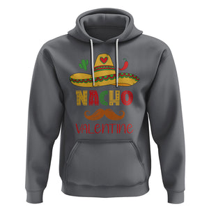 Valentine's Day Hoodie Funny Nacho Love Mexican Sombraro TS09 Charcoal Printyourwear