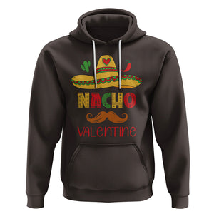 Valentine's Day Hoodie Funny Nacho Love Mexican Sombraro TS09 Dark Chocolate Printyourwear