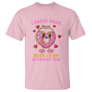 Valentine's Day T Shirt I Donut Know What I'd Do Without You TS09 Light Pink Printyourwear