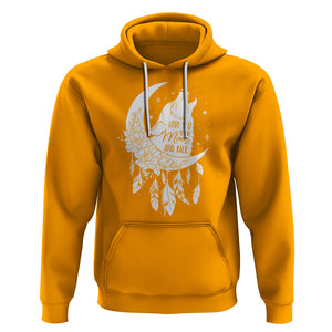 Valentine's Day Hoodie Love You To The Moon And Back Wolf TS09 Gold Printyourwear