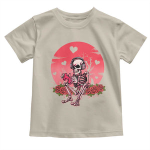 Anti Valentine's Day Toddler T Shirt Skeleton Gamer Video Game TS09 Sand Print Your Wear