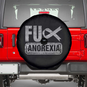 Anorexia Awareness FU Eating Disorders Spare Tire Cover TS09 Black Print Your Wear