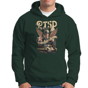 PTSD Awareness Hoodie Not All Wounds Are Visible Veteran Mental Health TS09 Dark Forest Green Printyourwear