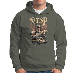 PTSD Awareness Hoodie Not All Wounds Are Visible Veteran Mental Health TS09 Military Green Printyourwear