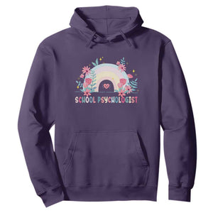 Mental Health School Psychologist Hoodie TS09 Purple Print Your Wear