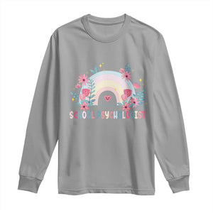 Mental Health School Psychologist Long Sleeve Shirt TS09 Sport Gray Print Your Wear