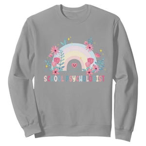 Mental Health School Psychologist Sweatshirt TS09 Sport Gray Print Your Wear