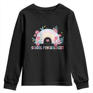 Mental Health School Psychologist Youth Sweatshirt TS09 Black Print Your Wear