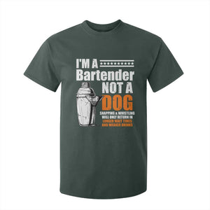I'm A Bartender Not A Dog T Shirt For Kid TS09 Dark Forest Green Print Your Wear