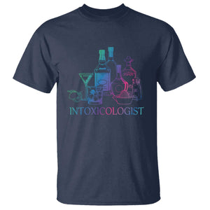 Funny Bartender Intoxicologist T Shirt TS09 Navy Print Your Wear