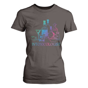 Funny Bartender Intoxicologist T Shirt For Women TS09 Dark Chocolate Print Your Wear