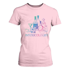 Funny Bartender Intoxicologist T Shirt For Women TS09 Light Pink Print Your Wear