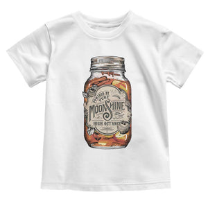 Drinking Powered By Pure Moonshine Toddler T Shirt TS09 White Print Your Wear
