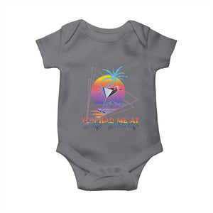 Funny You Had Me At Day Drinking Baby Onesie TS09 Charcoal Print Your Wear