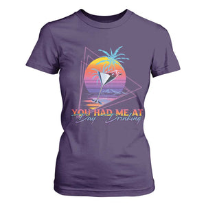 Funny You Had Me At Day Drinking T Shirt For Women TS09 Purple Print Your Wear