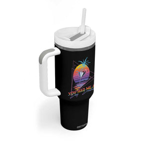 Funny You Had Me At Day Drinking Tumbler With Handle TS09 Print Your Wear