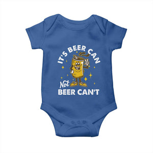 Funny Drinking Baby Onesie It's Beer Can Not Beer Can't TS09 Royal Blue Print Your Wear