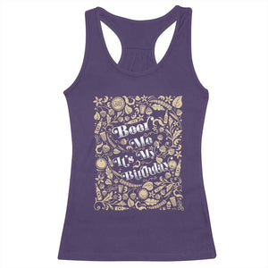 Funny Drinking Racerback Tank Top Beer Me It's My Birthday TS09 Purple Print Your Wear