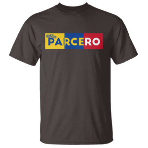 Funny Colombian T Shirt Parcero Colombia Slang Good Friend Buddy TS09 Dark Chocolate Print Your Wear