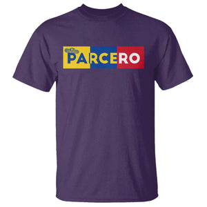 Funny Colombian T Shirt Parcero Colombia Slang Good Friend Buddy TS09 Purple Print Your Wear