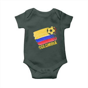 Colombian Colombia Soccer Support Baby Onesie TS09 Print Your Wear