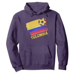 Colombian Colombia Soccer Support Hoodie TS09 Purple Print Your Wear