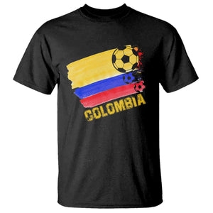 Colombian Colombia Soccer Support T Shirt TS09 Black Print Your Wear